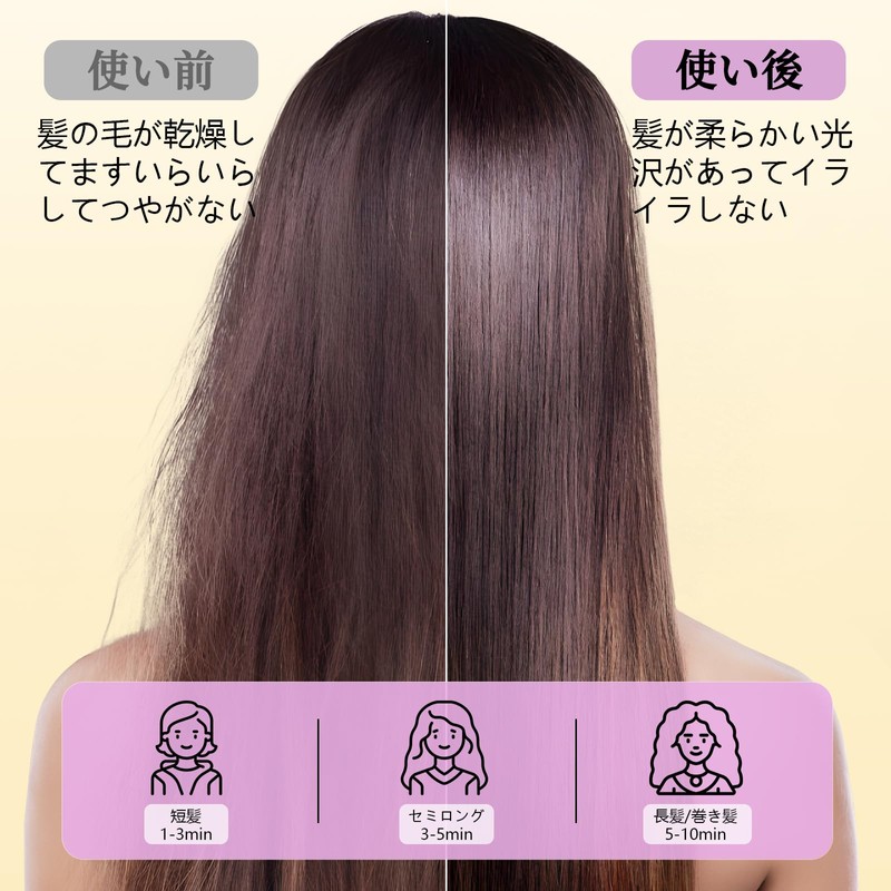 ヘアドライヤー 大風量 速乾 3段階風量 軽量 折り畳み マイナスイオン 過熱保護機能 収納簡単 三つのモード