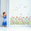 DECOWALL SG-2114 Garden Flowers Wall Sticker Decor Kindergarten Nursery Room