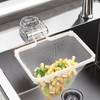 Triangular Corner Strong Suction Cup Draining Net Holder Floating Garbage