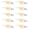 10PCS C35 LED Gold Filament Bulb 2700K 4W E14 Base