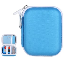 BLK8IGHT Hard Case Compatible with Yoto Mini Kids Audio Music Player Children Speaker Plays Audiobook Cards Radio (Blue Case)