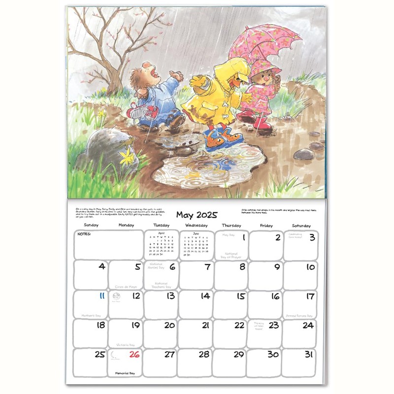 Suzy's Zoo - 2025 Appointment Wall Calendar (9x12)