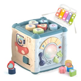 Cubo Didctico De Actividades Montessori 6 En 1 Para Bebs                                                                                              