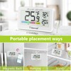 Geevon Digital Refrigerator Thermometer 4 Pack, IP65 Waterproof Fridge and
