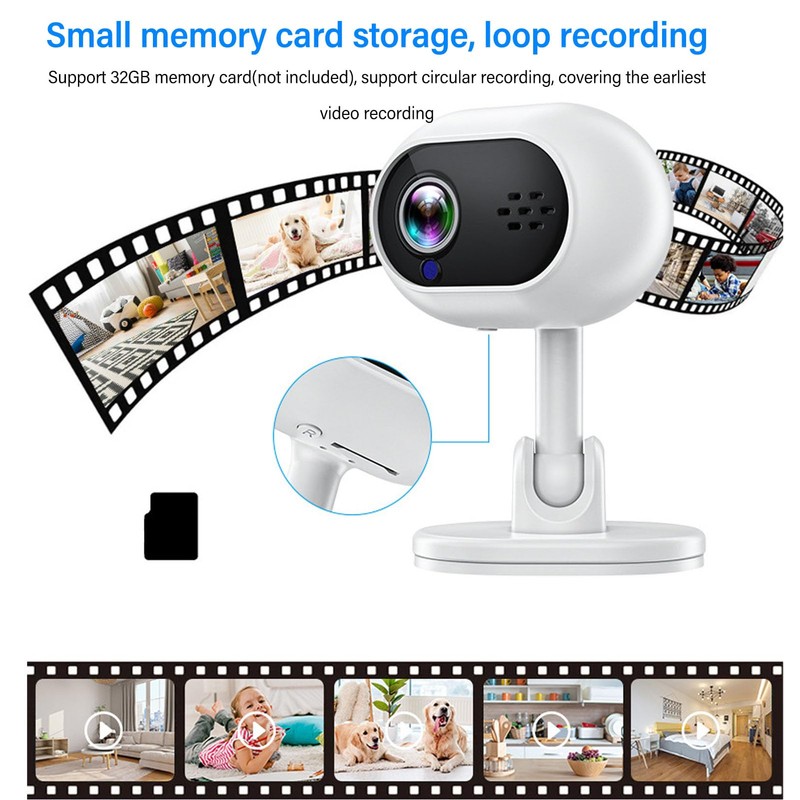 VBESTLIFE Home Security Camera, HD 1080P 2.4Ghz WiFi Security Camera,