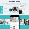 3k 6MP Security Camera Outdoor Dual Lens, 2.4Ghz WiFi 360°PTZ