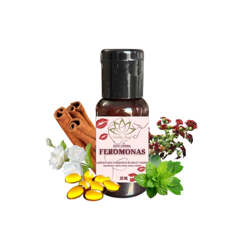 Aceite Orgánico Corporal Para Masajes Con Vitamina E 30ML (Feromonas)