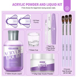 SAVILAND 9 OZ Acrylic Nail Kit & Nail Drill DEAL SET
