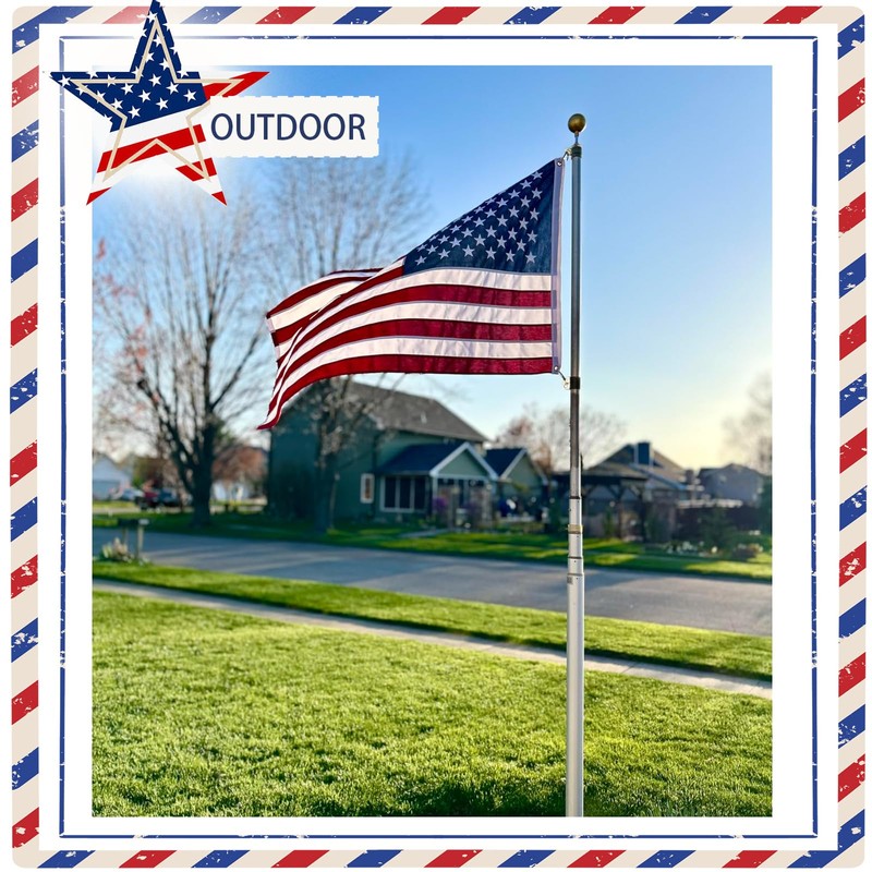 American Flags for Outside 3x5 FT Outdoor Heavy Duty Polyester