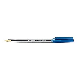 STAEDTLER 430 M-3 Stick Document 0.35mm Ball Pen, Blue