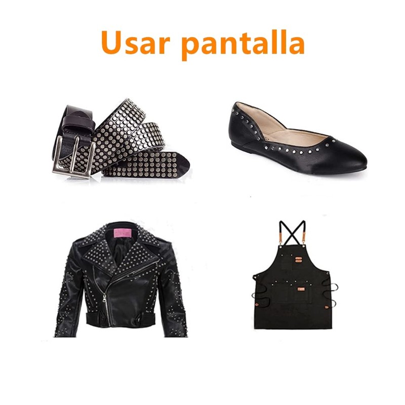 100 Pack 8mm x 8mm Double Cap Rivets Leather Rivets