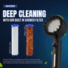 Gh1200 Universal Shower Head with Built-in Shower Filter. 3 Modes,