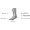 Strideline Basic Crew Socks | Quad-Ply Yarn Padding, Direct Compression