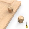 Cosycove 10 Pack Champagne Bronze Knurled Kitchen Cabinet Knobs, Cupboard