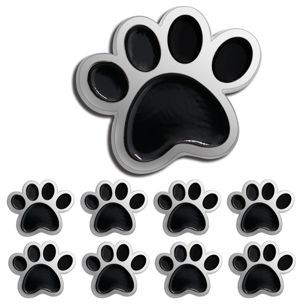 10Pack Paw Award Badge Enamel Lapel Pin 1“, Tigers Cat