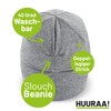 Huuraa Beanie Kangaroo Silhouette Gift Kangaroo Gift Idea, heather grey,