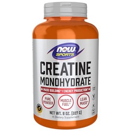 Now Foods | Creatine Monohydrate, 8 Oz | Monohidrato de Creatina, 227 Gr
