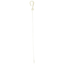 TRUSCO SFLL-100 Postcard and Flyer Hooks, Total Length: 10.8 inches (274 mm), Inner Diameter: 0.5 inches (12 mm), Pack of 100