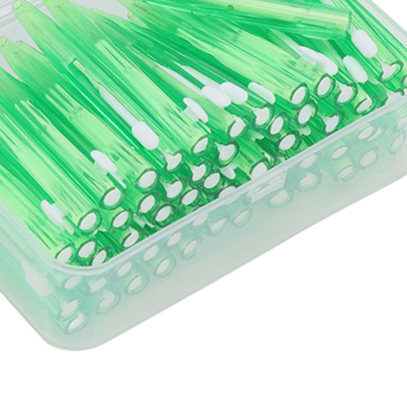 60Pcs Interdental Brush Practical Slim Braces Cleaner with PP Handle