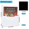 2 Pieces Magnetic Paper Holder Document Holder Magnetic File Holder