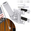No Drill Flag Pole Holder for Railing,for 1" Flagpole, Flag