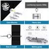 Muzata 5 Pack 1/4" x 2" Eye Bolt T316 Stainless