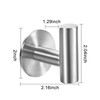 GJD Stainless Steel Self-Adhesive Towel Hooks, Heavy Duty, Waterproof, 2