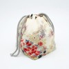 Rosesky Yukata Drawstring Pouch, Drawstring Kinchaku Bag, Small Drawstring, Various
