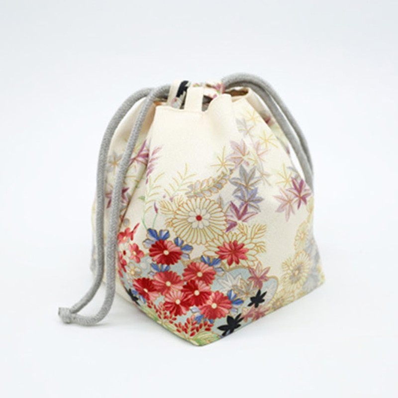 Rosesky Yukata Drawstring Pouch, Drawstring Kinchaku Bag, Small Drawstring, Various