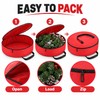 Large Christmas Tree Storage Bag 122x51x38cm – Foldable Black Oxford