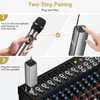 TONOR TONOR Wireless Microphone, UHF Dual Cordless Metal Dynamic Mic