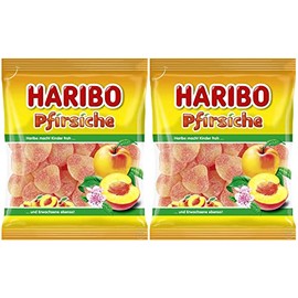 Haribo Pfirsiche (Peach) Gummy Candy 2-Pack (2 x 175g)