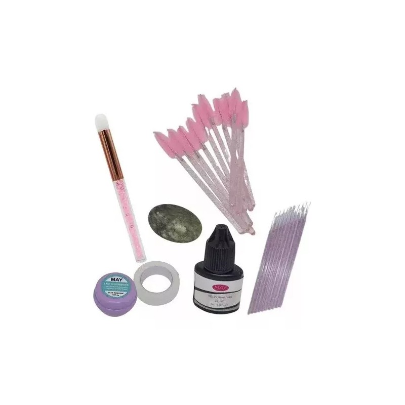 May Kit Para Aplicación De Exteniones De Pestañas May