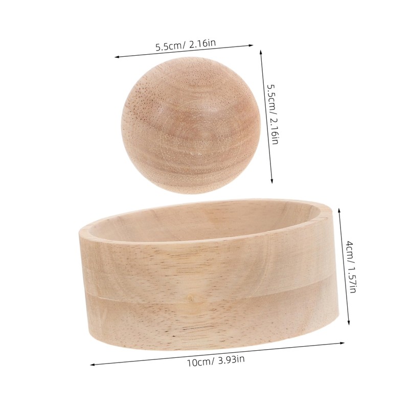 BESPORTBLE Wooden Dumpling Maker Mold with Manual Dough Press for