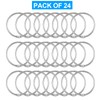 24 Pack Shower Curtain Rings, Rustproof Decorative Shower Curtain Hooks