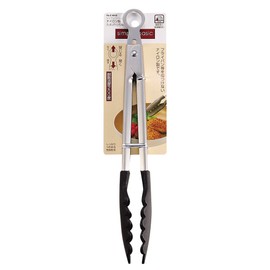 Pearl Metal C-8932 Simple Basic Nylon Cooking Tongs 9.4 inches (24 cm)
