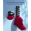 Baseball Hat Rack for Wall, 6 Pack, Holds 35 Caps