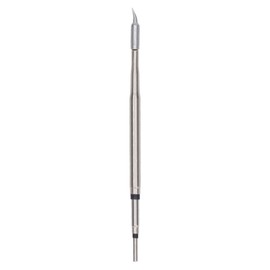Soldering Iron Tip Stainless Steel Integrated High Thermal Conductivity Soldering Iron Head for Replacement Curved Tip