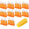 20PCS 5A Standard Mini Blade Fuses with 1 Yellow Fuse