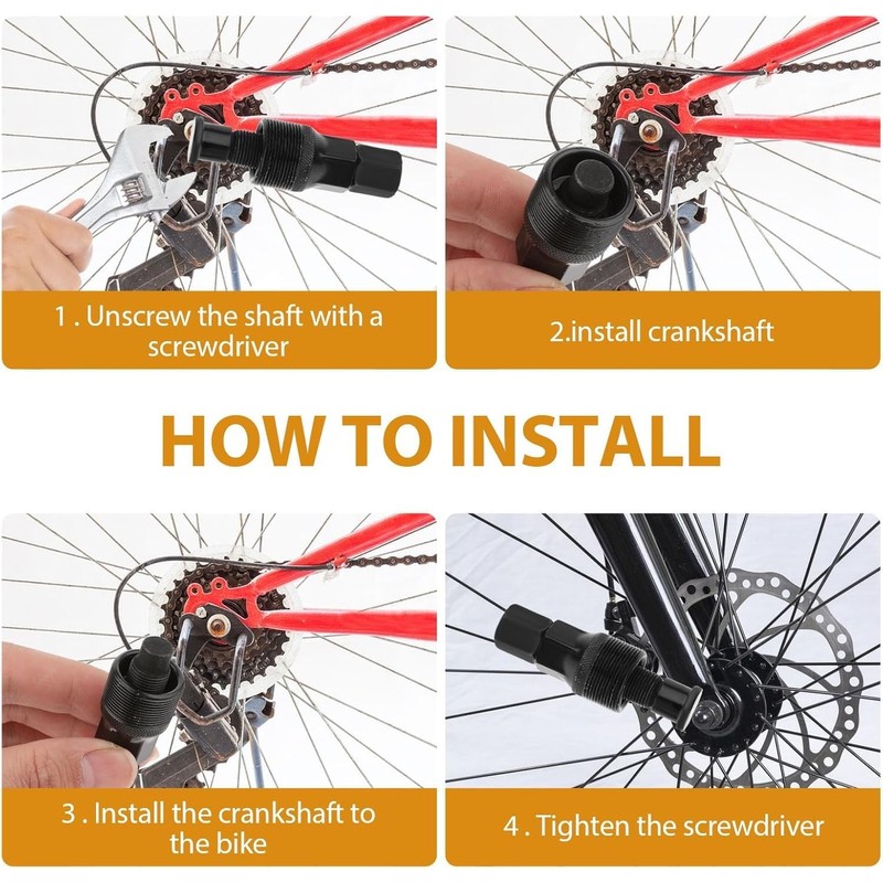 Bicycle Crank Arm Removal,Tool Crank Extractor Tool for Chainset Removal,