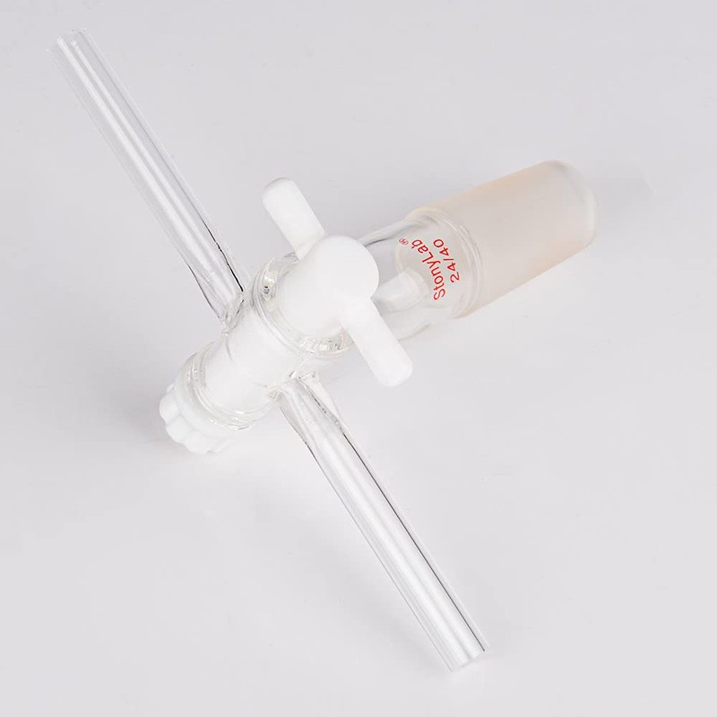 stonylab Glass Vacuum Flow Control Adapter, Vacuum Flow Control Adapter