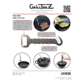 Pan Grip - Cast Iron Pan and Pot lifter, Made in The USA