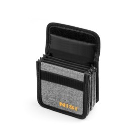 NiSi Filter Bag for Circular Filters (Holds up to 4 Circular Filters in Sizes up to 95mm), grey, Functional