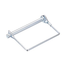 sourcing map 1Pcs 3/8" Dia Trailer Coupler Pin, 3-5/32" Long Coupler Pin Shaft Locking Pin, Square Pto Pin for Farm Trailers Wagons Lawn Hitches and Garden