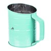 MaMix Stainless Steel Baking Hand Crank Flour Sifter with 2
