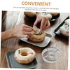 ULTECHNOVO Doughnut Cutters Reusable Round Stainless Steel Fondant Molds for