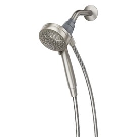 Moen Engage Magnetix Shower Head with Handheld Sprayer, 6 Handheld Shower Head Spray Functions, Spot Resist Brushed Nickel Finish, 26100EPSRN