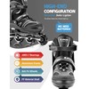 2PM SPORTS Kids Adjustable Inline Skates Ages 4-12, Youth Inlie