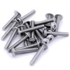 M4 (4mm x 30mm) Flanged TX Socket Button Machine Screw