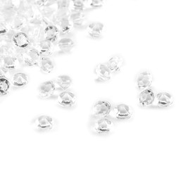 1000Pcs 3mm Acrylic Crystal Diamond, Wedding Table Confetti Diamond Vase Beads for Table Centerpiece Vase Fillers Bridal Shower Decorations (Transparent)